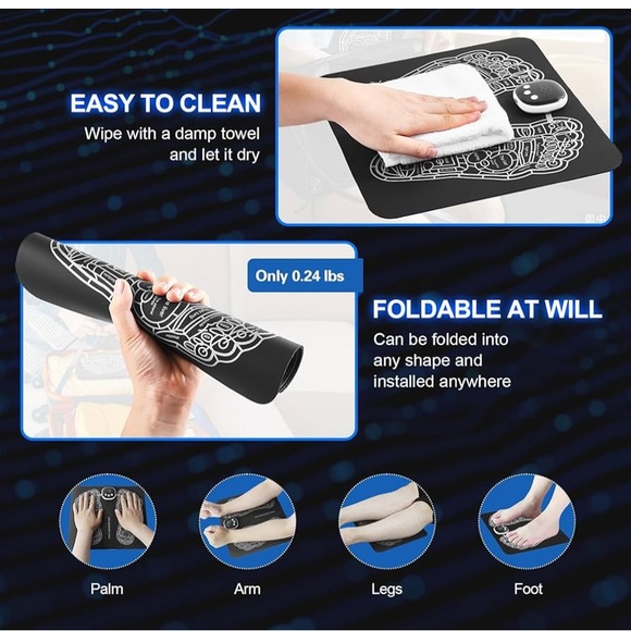 Foot Massager Mat -Foot Massager Pad, Muscle Relaxation Pad with 15 Mode… - Picture 2 of 3